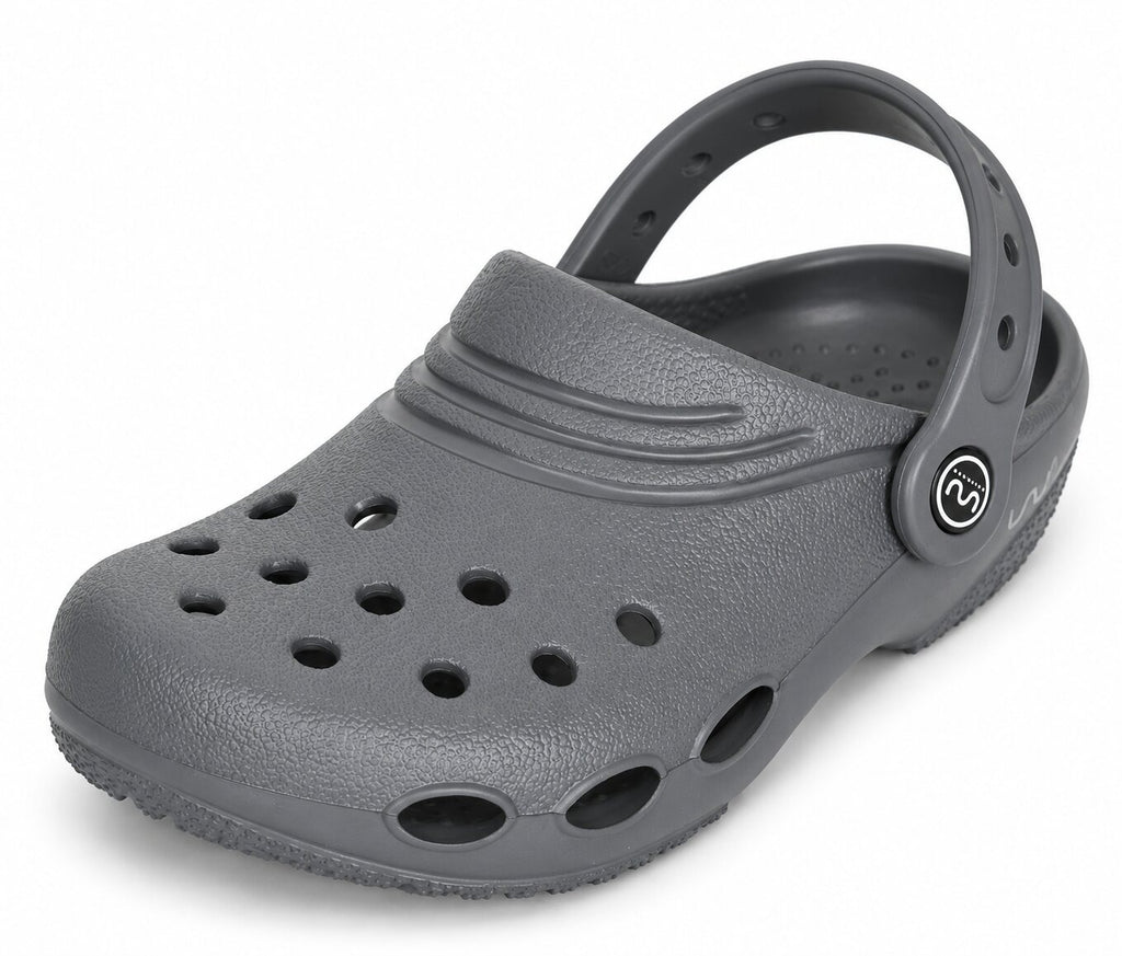 Junior Clog for Kids Comfortable Slipper Carbone