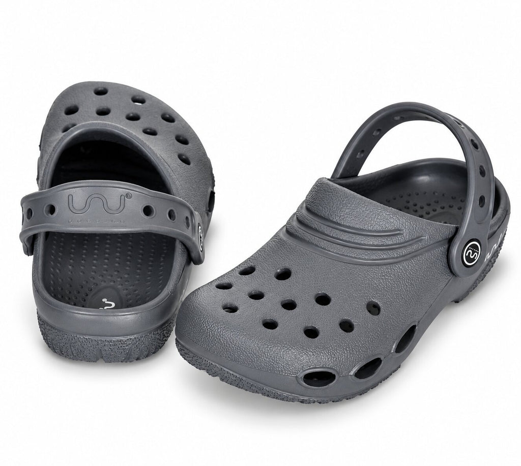 Junior Clog for Kids Comfortable Slipper Carbone