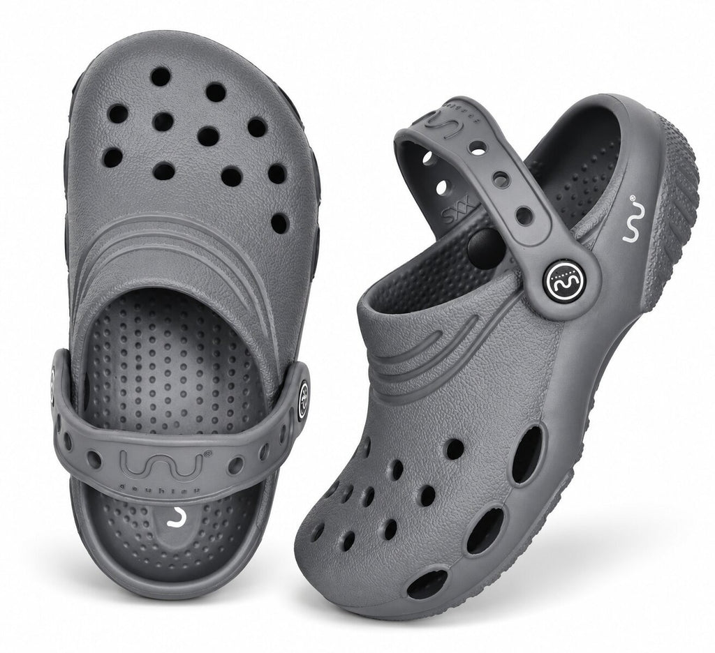 Junior Clog for Kids Comfortable Slipper Carbone