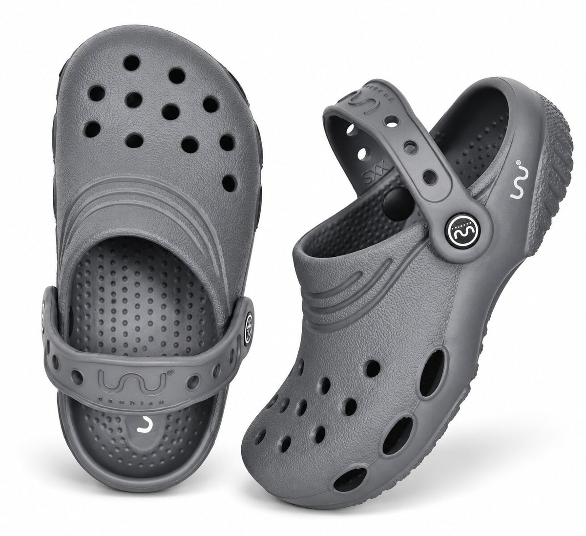 Junior Clog for Kids Comfortable Slipper Carbone