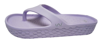 Doubleu Kyoto Women Slipper Comfortable & Light Weight Recovery Footwear (MYSTY LILAC)