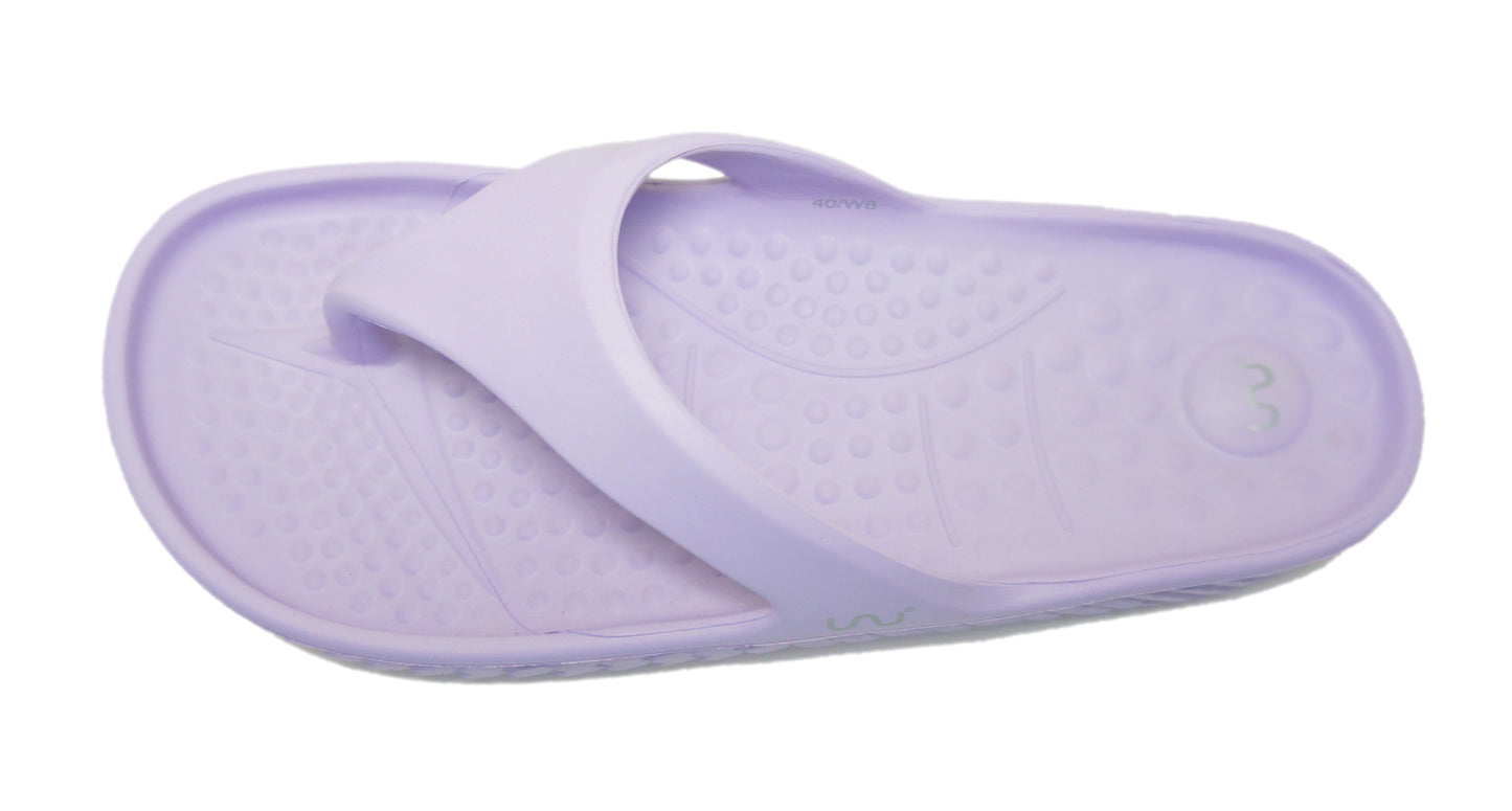 Doubleu Kyoto Women Slipper Comfortable & Light Weight Recovery Footwear (MYSTY LILAC)