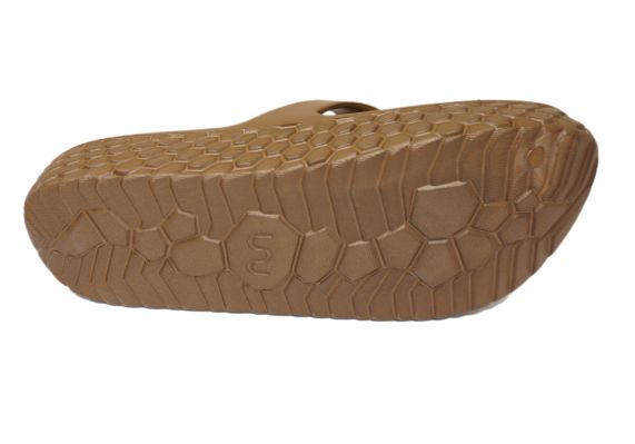 Doubleu Kyoto Women Slipper Comfortable & Light Weight Recovery Footwear (BRONZO METAL)