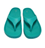 Doubleu Kyoto Women Slipper Comfortable & Light Weight Recovery Footwear (NORDIC TEAL)