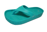 Doubleu Kyoto Women Slipper Comfortable & Light Weight Recovery Footwear (NORDIC TEAL)