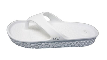 Doubleu Kyoto Women Slipper Comfortable & Light Weight Recovery Footwear (WHITE)