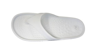 Doubleu Kyoto Women Slipper Comfortable & Light Weight Recovery Footwear (WHITE)