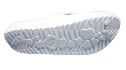 Doubleu Kyoto Women Slipper Comfortable & Light Weight Recovery Footwear (WHITE)