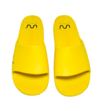 Doubleu Milano Men Slipper Comfortable & Light Weight Recovery Footwear (Yellow)