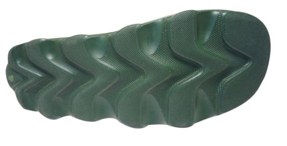 Doubleu Riva Men Slipper Comfortable & Light Weight Recovery Footwear (DARK OLIVE GREEN)