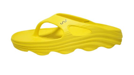 Doubleu Riva Men Slipper Comfortable & Light Weight Recovery Footwear (DAILILY YELLOW)