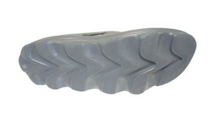 Doubleu Riva Men Slipper Comfortable & Light Weight Recovery Footwear (GREY/CARBONE Men)
