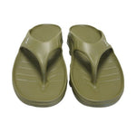 Doubleu Riva Men Slipper Comfortable & Light Weight Recovery Footwear (OLIVE GREEN Men)