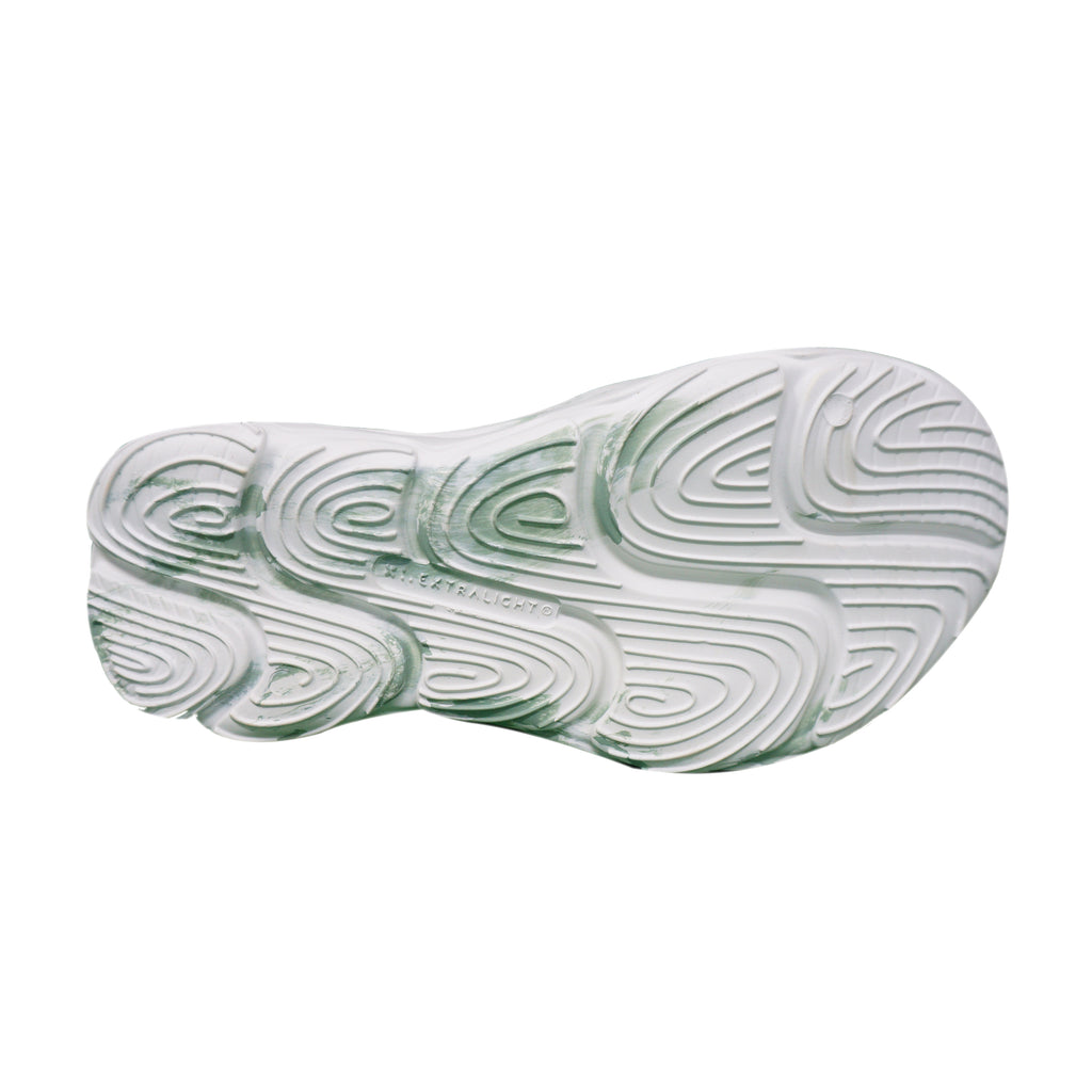 Doubleu Soft Doctor Anti-Skid for Women Ultra Sporty Slide White Sage Green