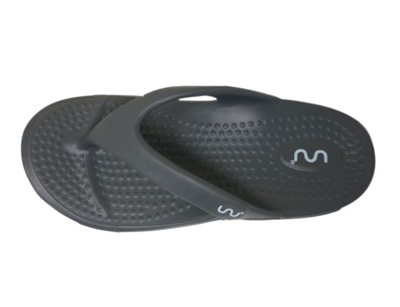 Doubleu California Men Slipper Comfortable & Light Weight Recovery Footwear (Carbon)