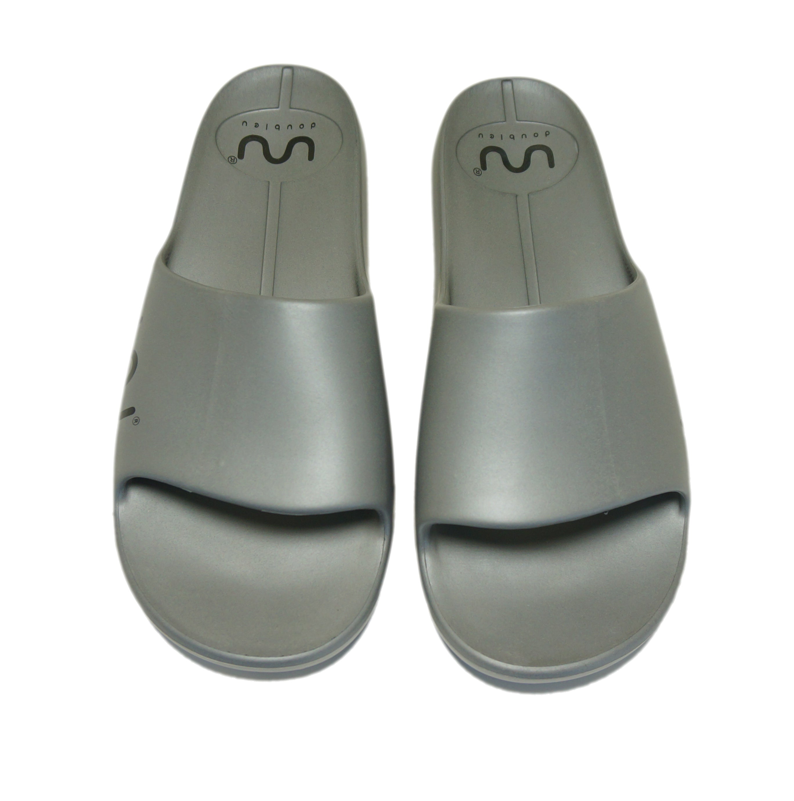 Doubleu Milano Men Slipper Comfortable & Light Weight Recovery Footwear (Piombo)