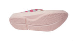 Doubleu Lite Women Slipper Comfortable & Light Weight Recovery Footwear (Pink + Pink Silver - Line)