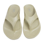 Doubleu Comfort Women Slipper Comfortable & Light Weight Recovery Footwear (Beige Women)