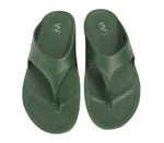 Doubleu Comfort Men Slipper Comfortable & Light Weight Recovery Footwear (Olive)