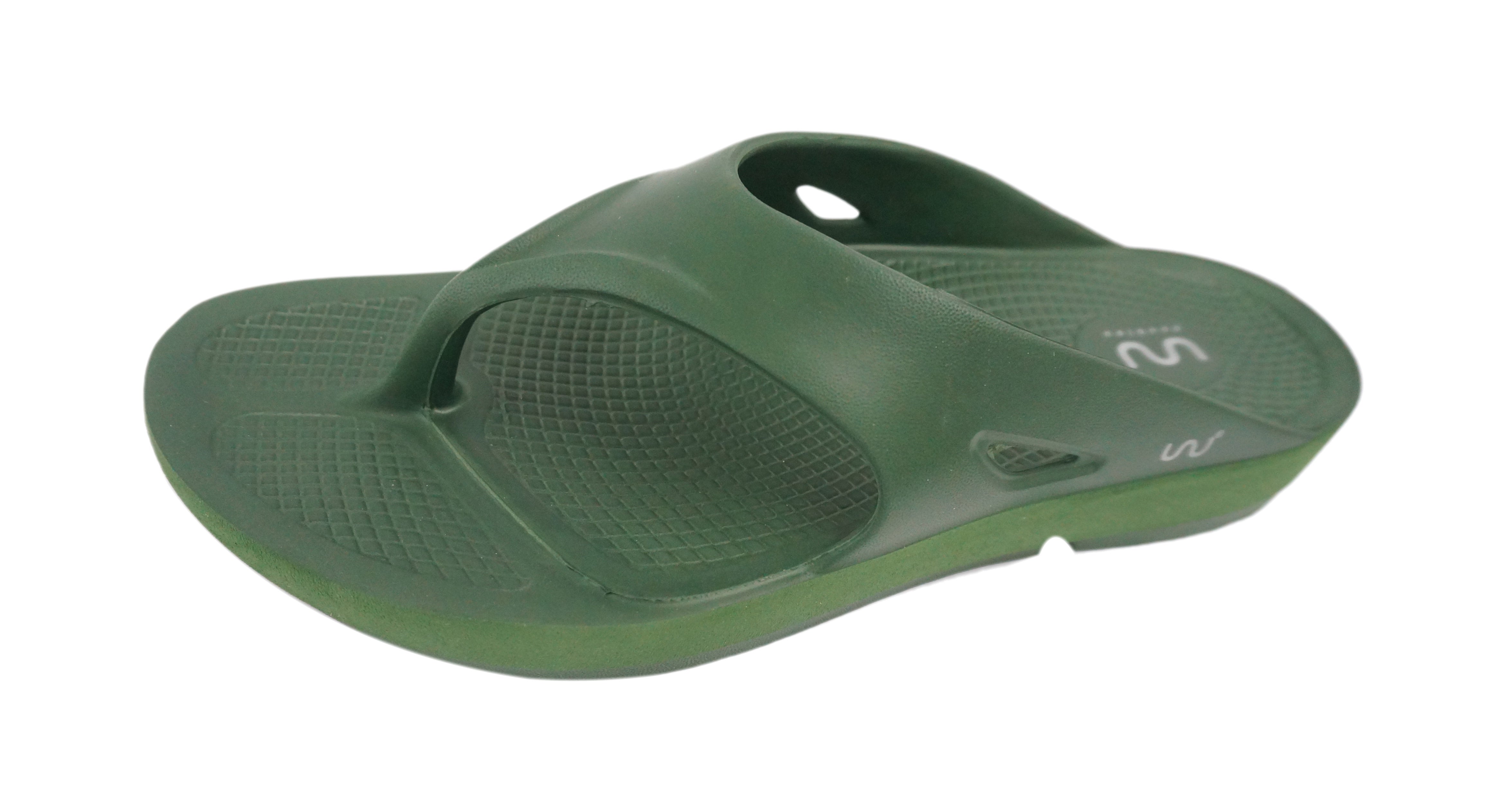 Doubleu Comfort Men Slipper Comfortable & Light Weight Recovery Footwear (Olive)