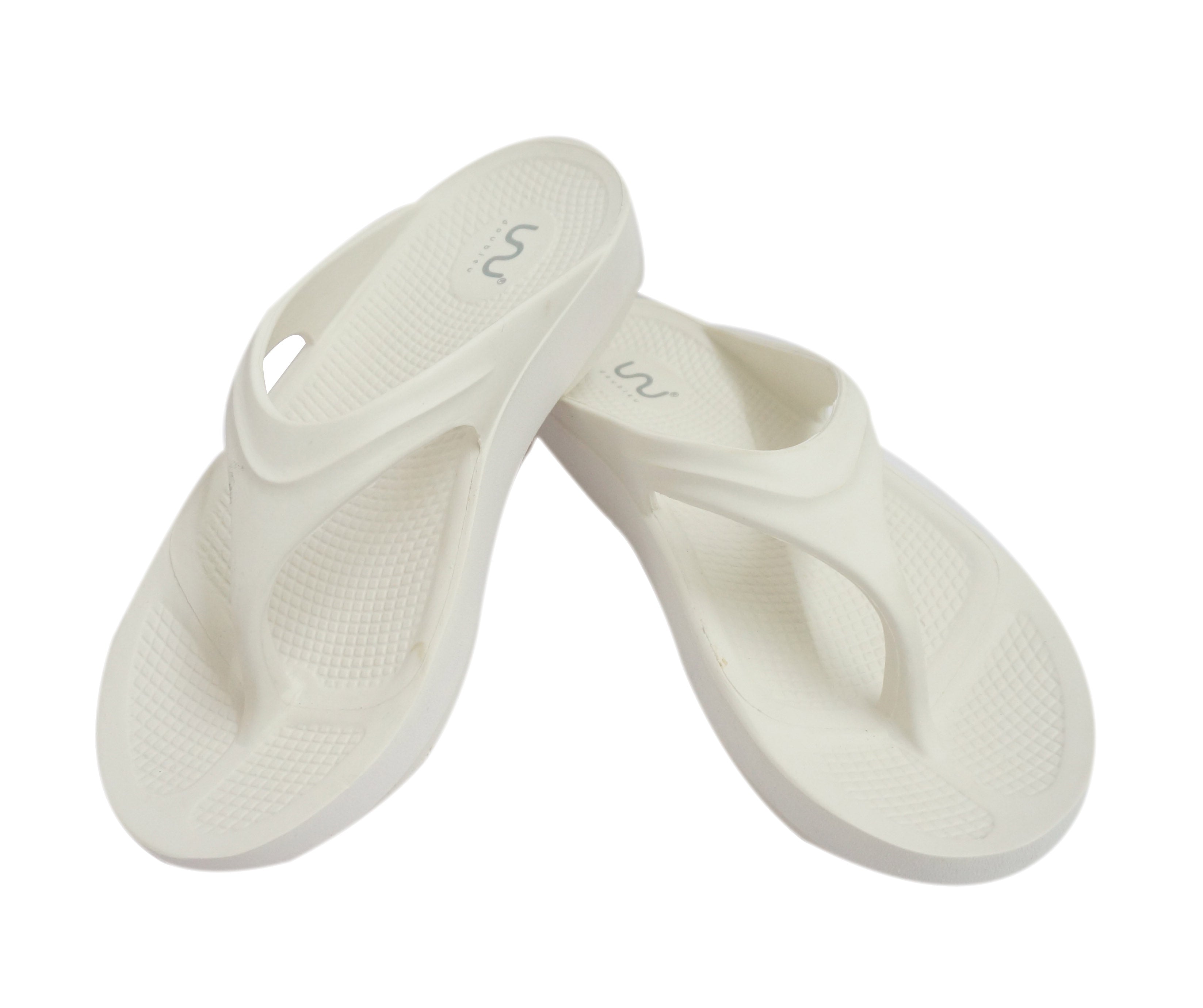 Doubleu Lite Women  Comfortable & Light Weight  White Slipper