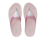 Doubleu Lite Women Slipper Comfortable & Light Weight Recovery Footwear (Pink + Pink Silver - Multicolor Women)