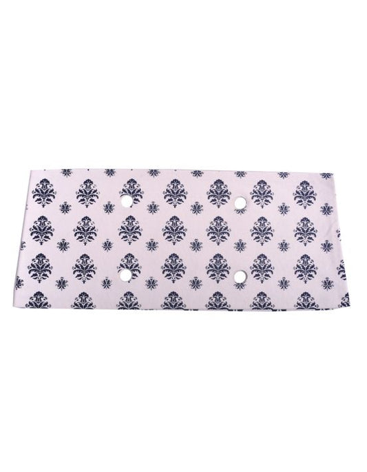 doubleu fior-di-lis-collar-dark blue