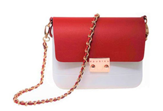 Doubleu Lulu Bag - White + Red