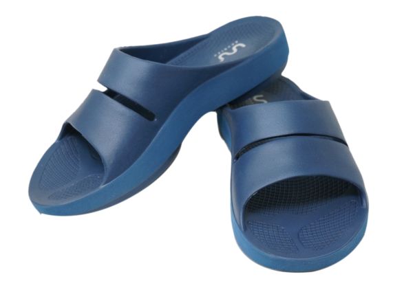 Blue slippers mens clearance