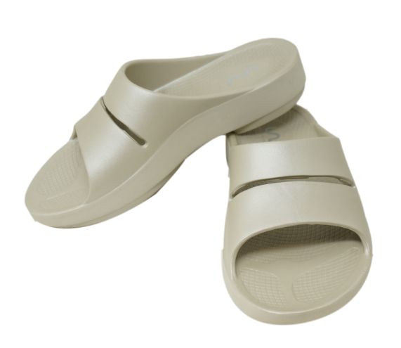 Doubleu Slide Women Beige  Slipper