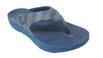 Doubleu Comfort Men Slipper Comfortable & Light Weight Recovery Footwear (BLUE + BLUE GREY)