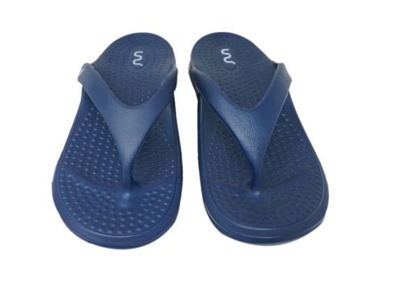 Doubleu California Men Slipper Comfortable & Light Weight Recovery Footwear (BLUE)