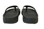 Doubleu Kyoto Women Slipper Comfortable & Light Weight Recovery Footwear (BLACK)